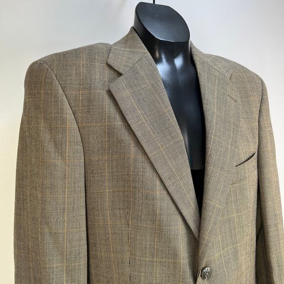 Chaps Ralph Lauren Blazer Sports Coat Vintage 80s Wool - Picture 2 of 12